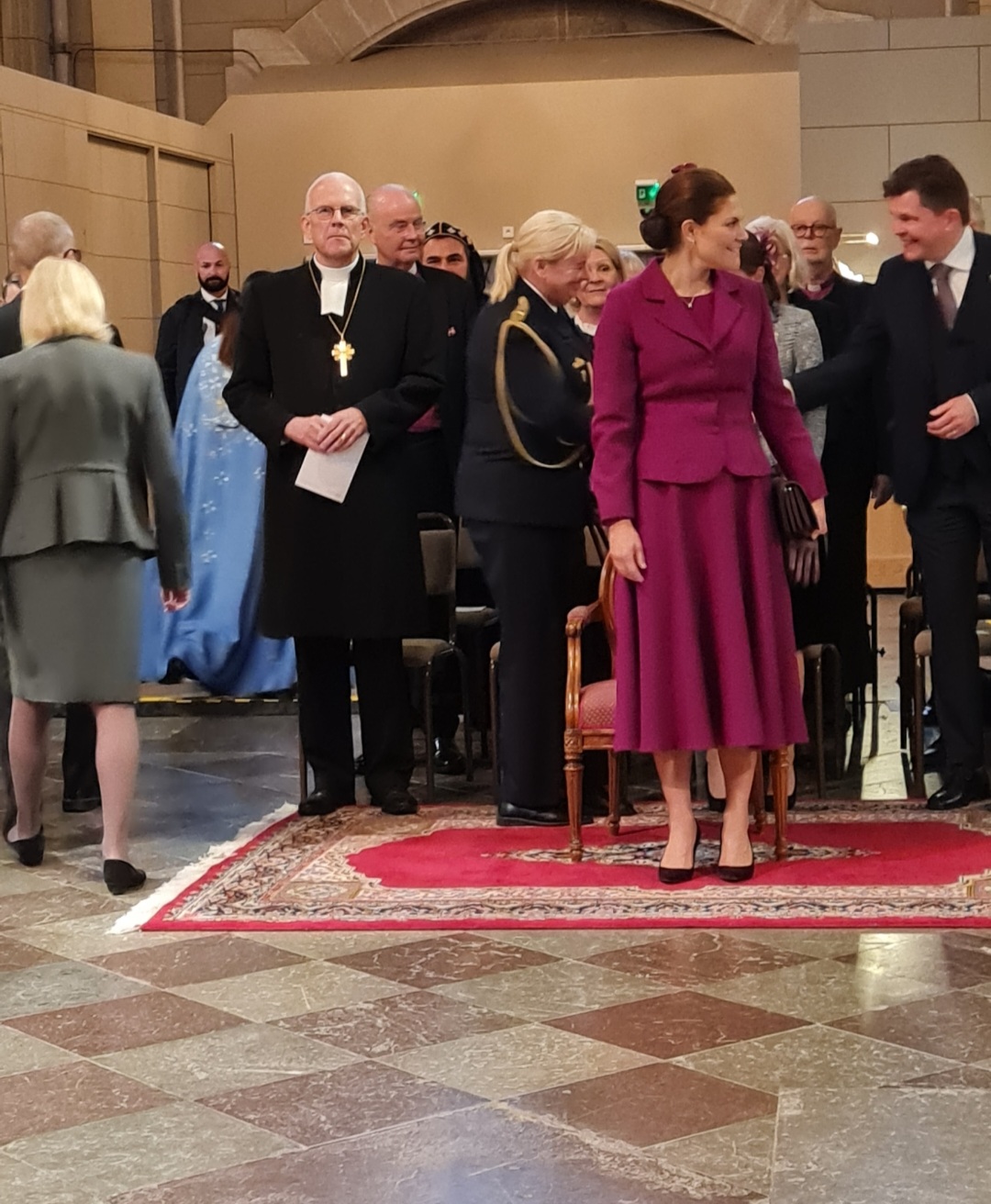 Kronprinsessan brukar ofta välja Hennes & Mauritz dvs svenska varumärken.