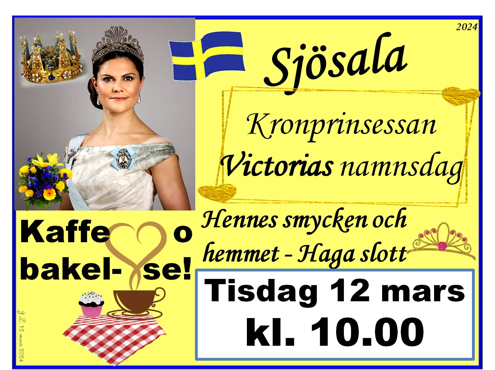 kronprinsessan Victorias födelsedag