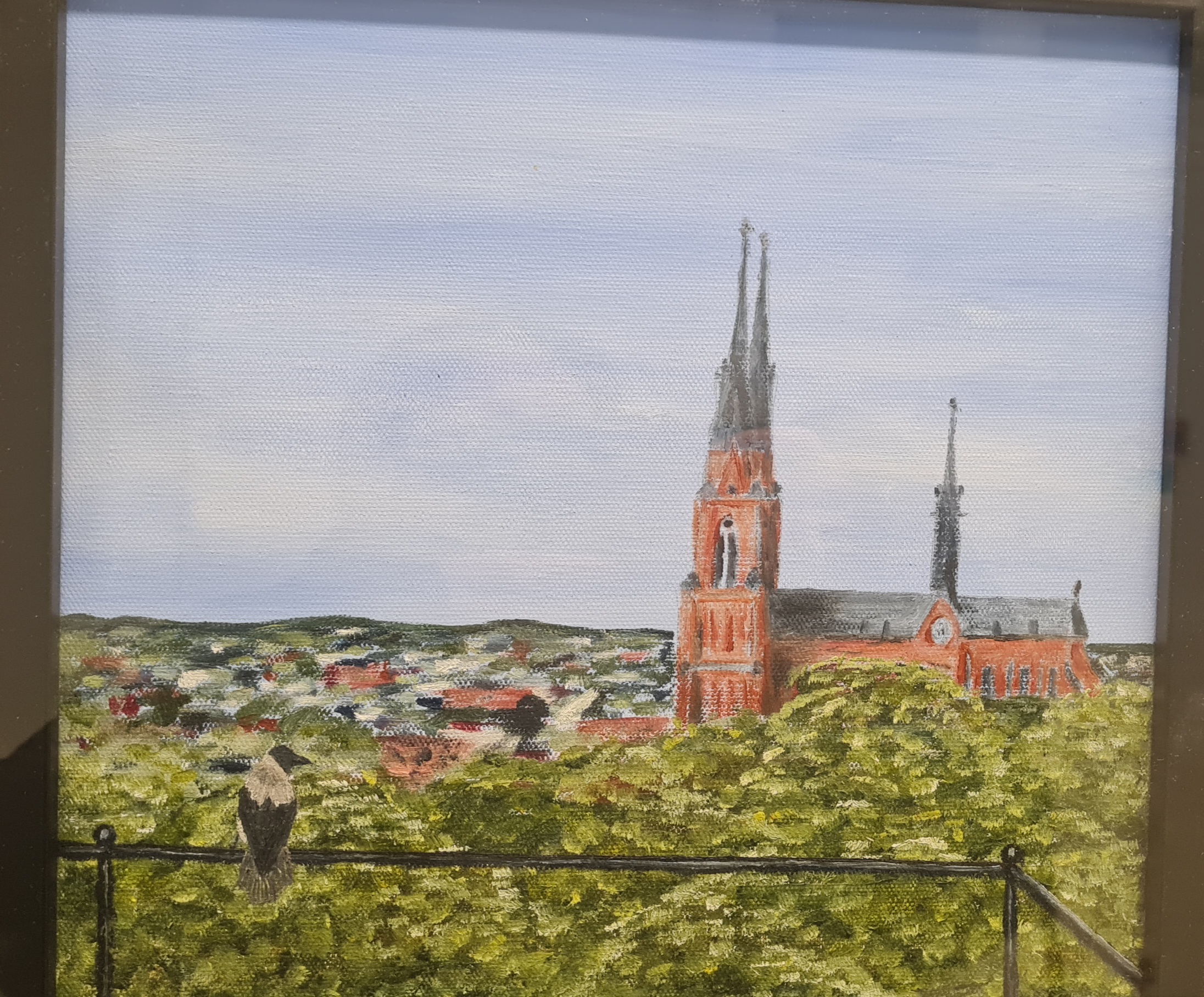 Här ser vi Uppsala Domkyrkan
