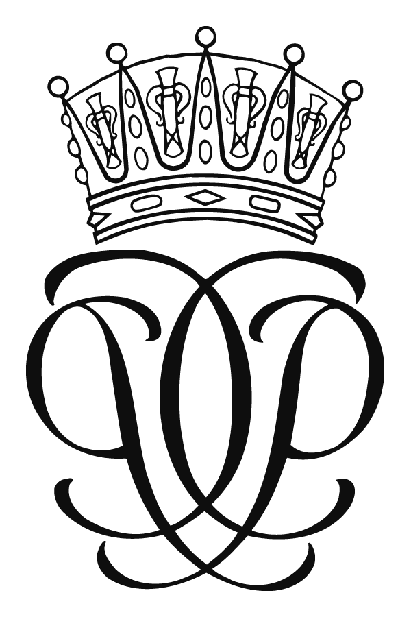 H.K.H. Prins Carl Philip monogram namnschiffer